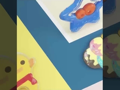 थोक सिलिकॉन बेबी Teether पेंगुइन कोआला 29 ग्राम हाथ से पकड़ा