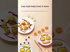 भोजन के समय के लिए फ्थालेट मुक्त यूनिसेक्स बेबी प्लेट और कटोरा